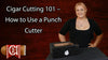 [INFOGRAPHIC] Cigar Cutting 101 – How to Use a Punch Cutter