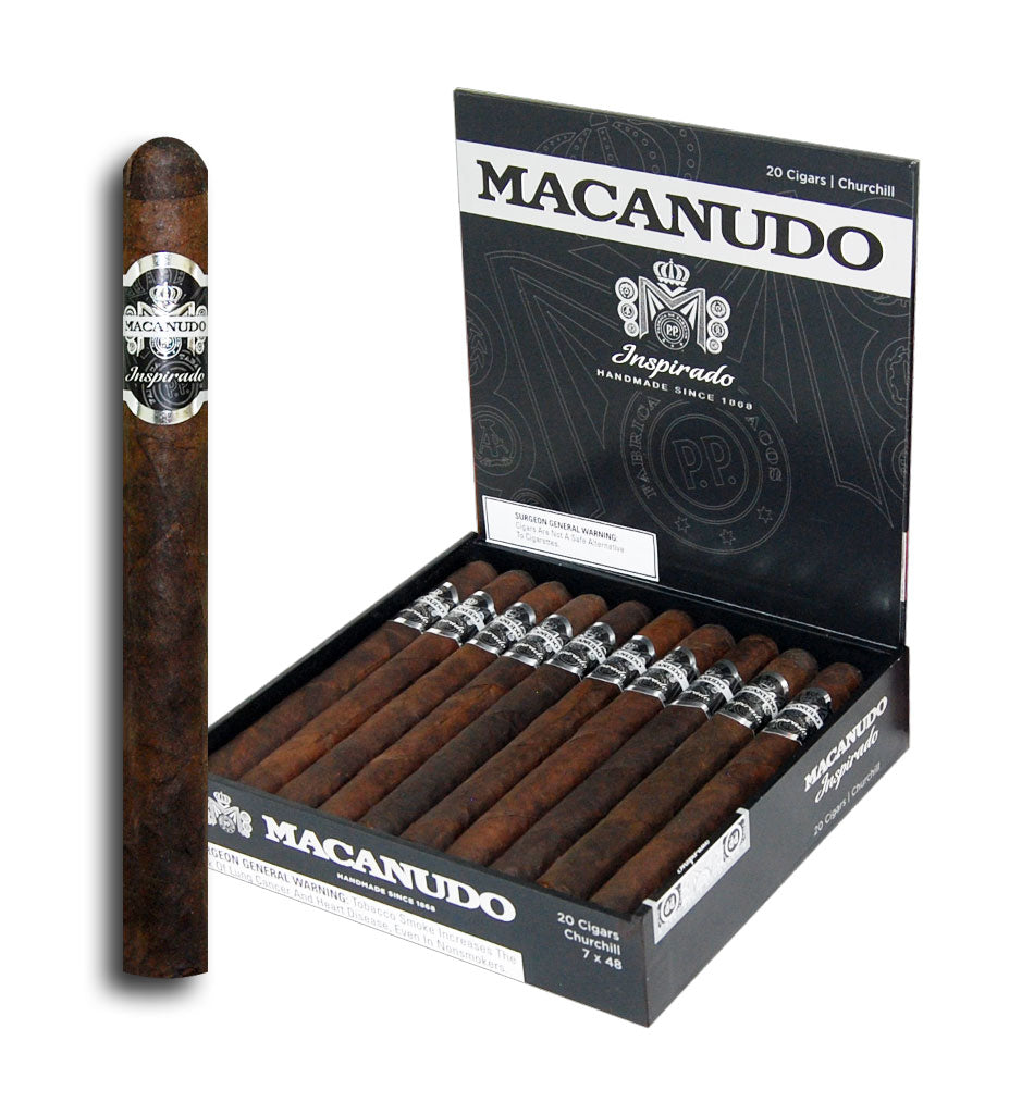 Macanudo Inspirado Black Churchill Box of 20