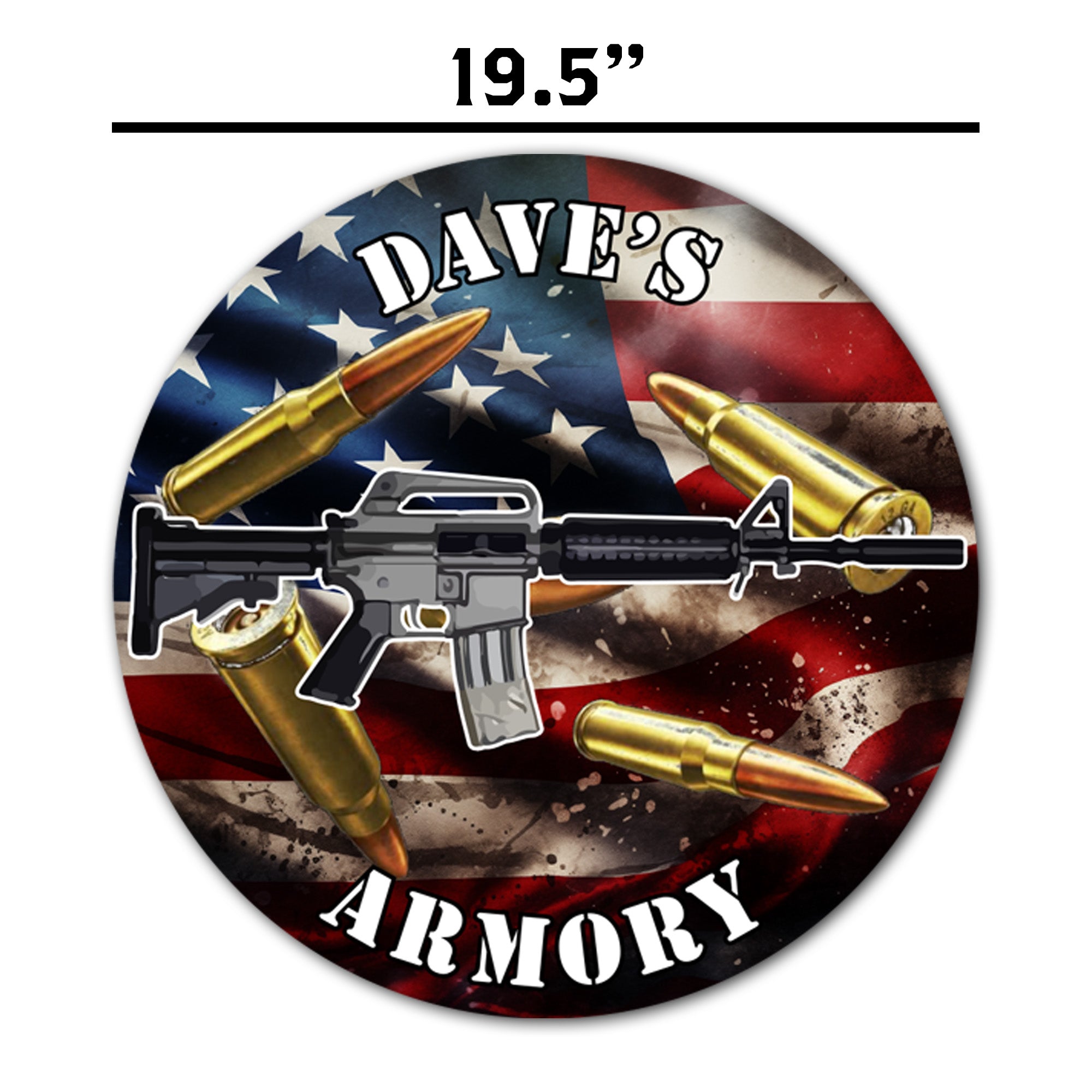Personalized Wooden Armory or Man Cave Sign- 5 Designs Available
