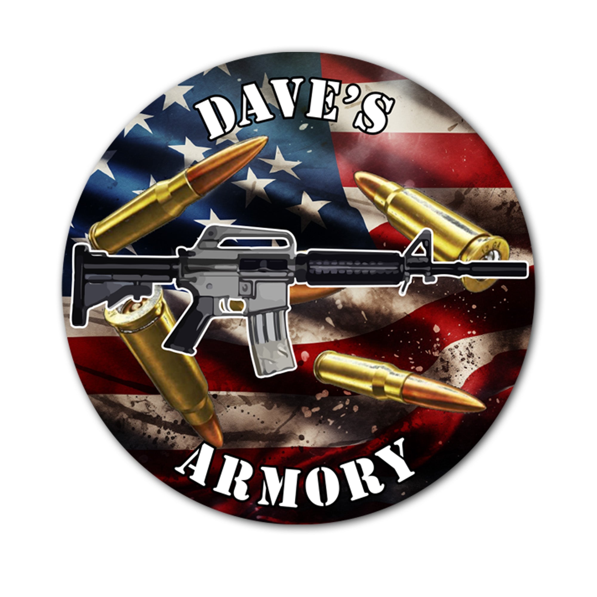 Personalized Wooden Armory or Man Cave Sign- 5 Designs Available