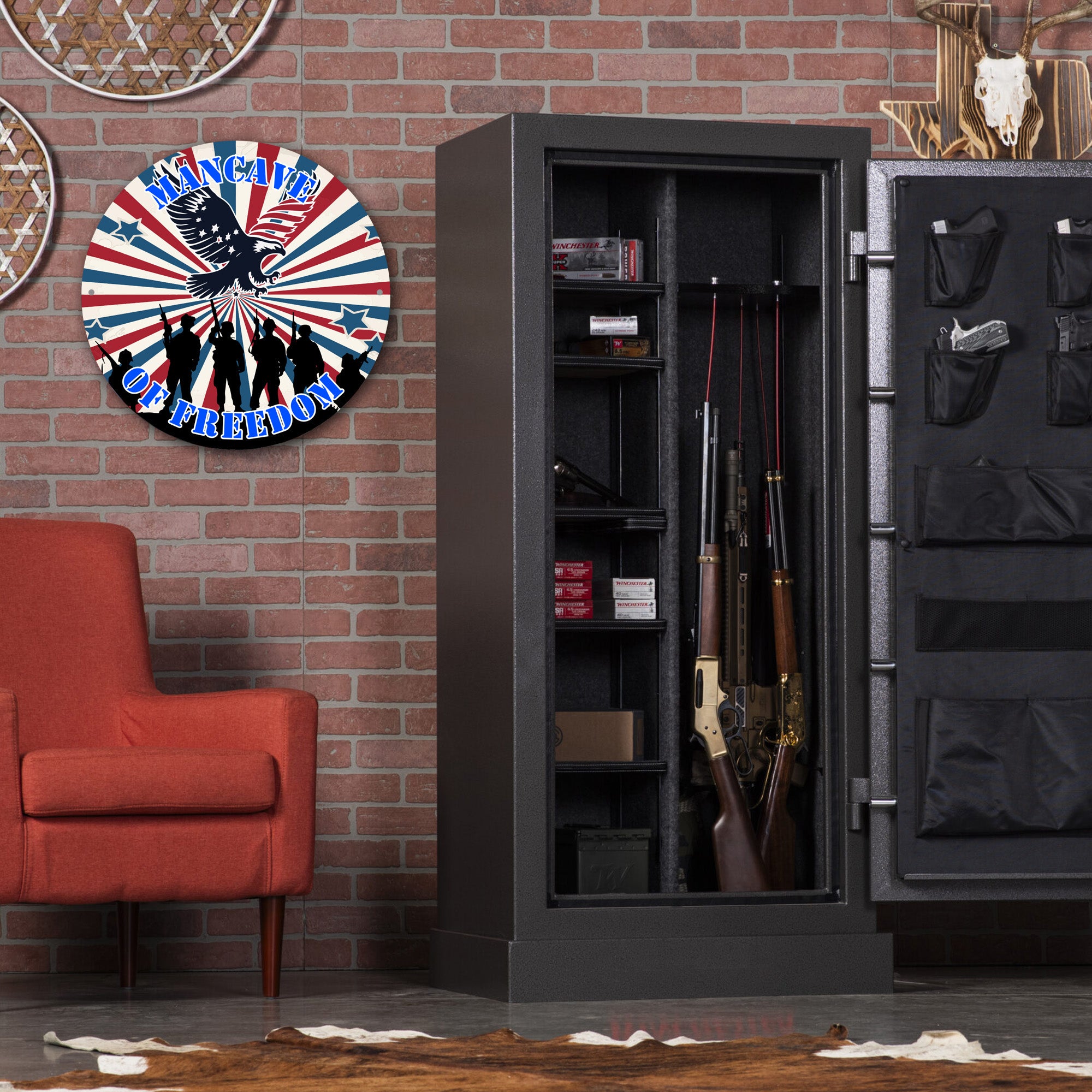 Personalized Wooden Armory or Man Cave Sign- 5 Designs Available