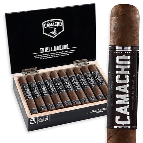 Camacho Triple Maduro Robusto Box of 20