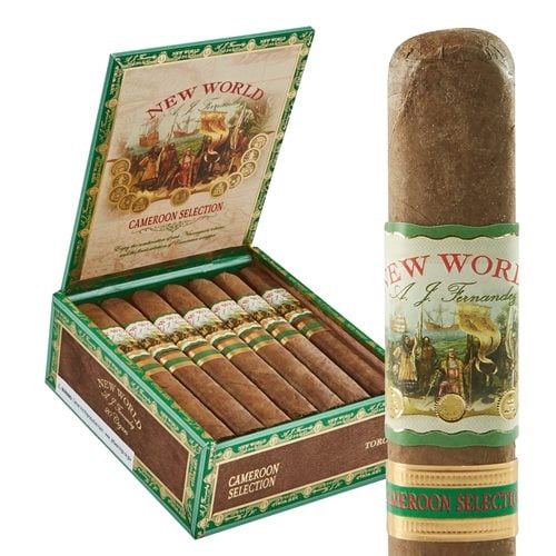 AJ Fernandez New World Cameroon Short Robusto Box of 20
