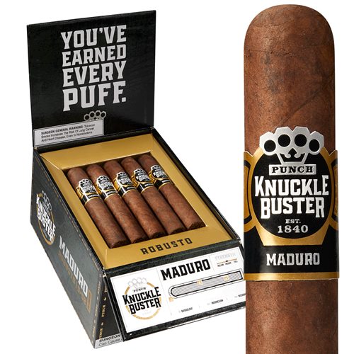 Punch Knuckle Buster Maduro Robusto Box of 25