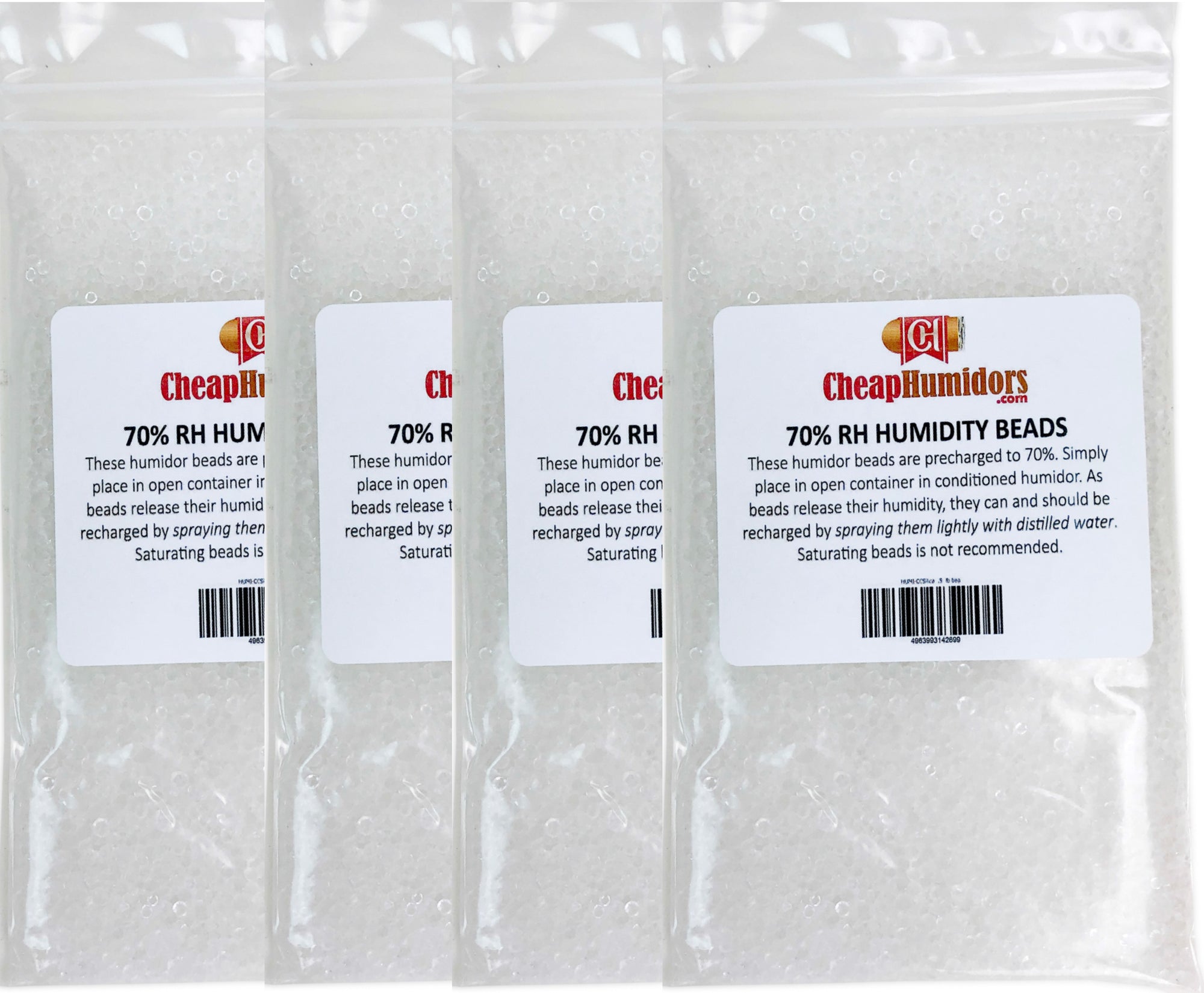 Cigar Humidor Beads - 4 Pack