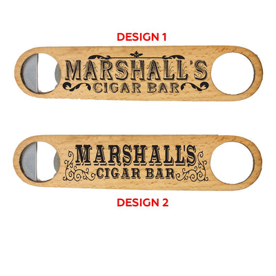 Personalized Wood Speed Bottle Opener