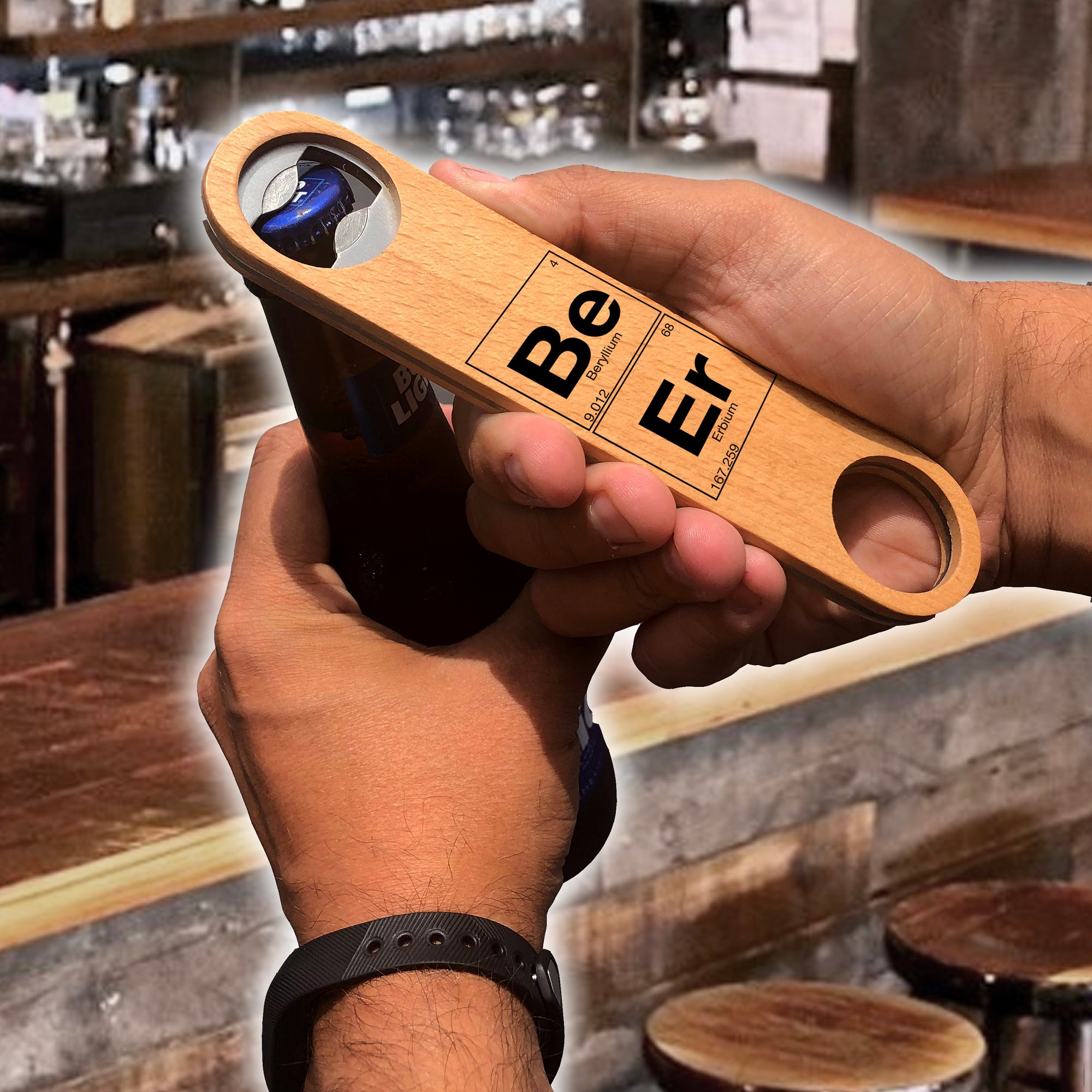 Wood Speed Bottle Opener