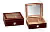 The Classic Custom Engraved 25 Cigar Glass Top Cigar Humidor