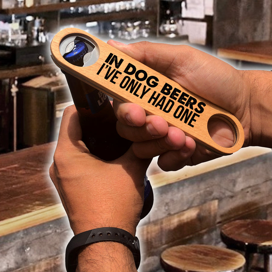 Wood Speed Bottle Opener