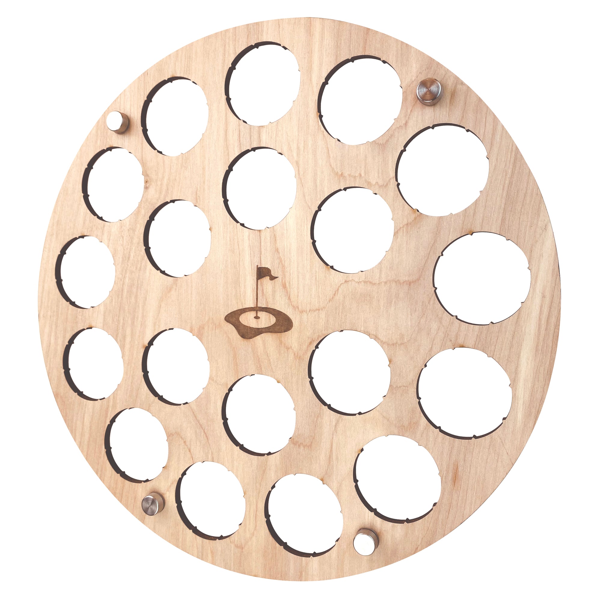 Golf Ball Display Holder, Collector's Case, Small Circle