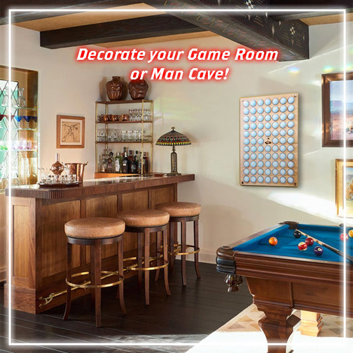 Golf Ball Display Holder, Collector's Case, Large Rectangle