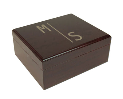 The Piedmont Personalized 25 Cigar Humidor