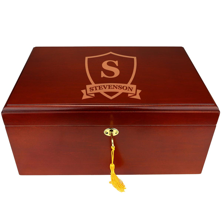 The Winchester Personalized 75 Cigar Humidor