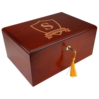 The Winchester Personalized 75 Cigar Humidor