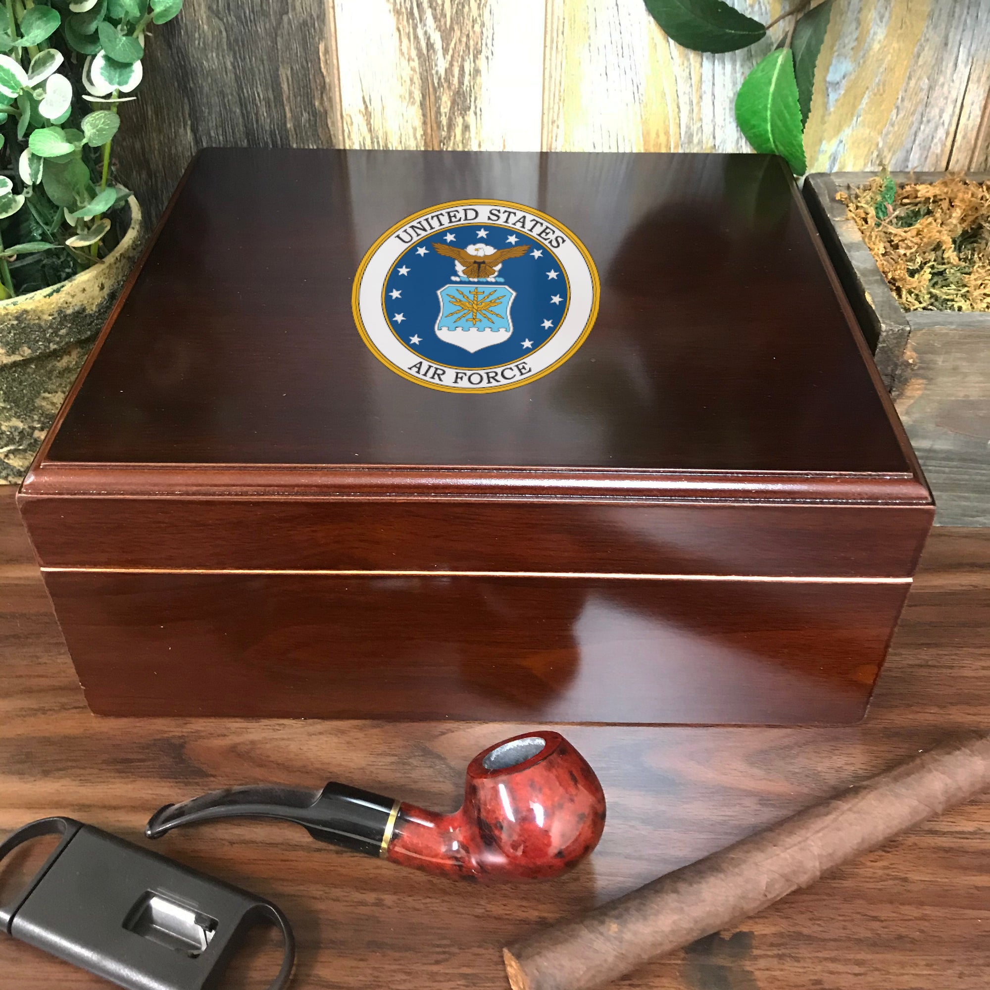 United States Air Force 25 Cigar Humidor