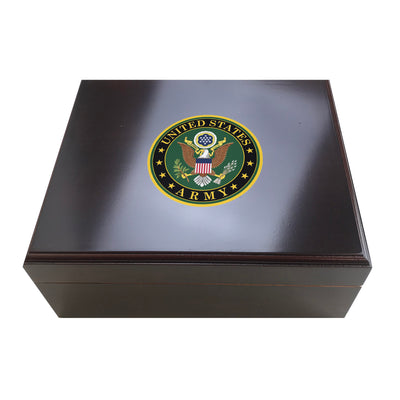 United States Army 25 Cigar Humidor