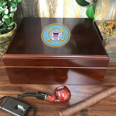 United States Coast Guard 25 Cigar Humidor