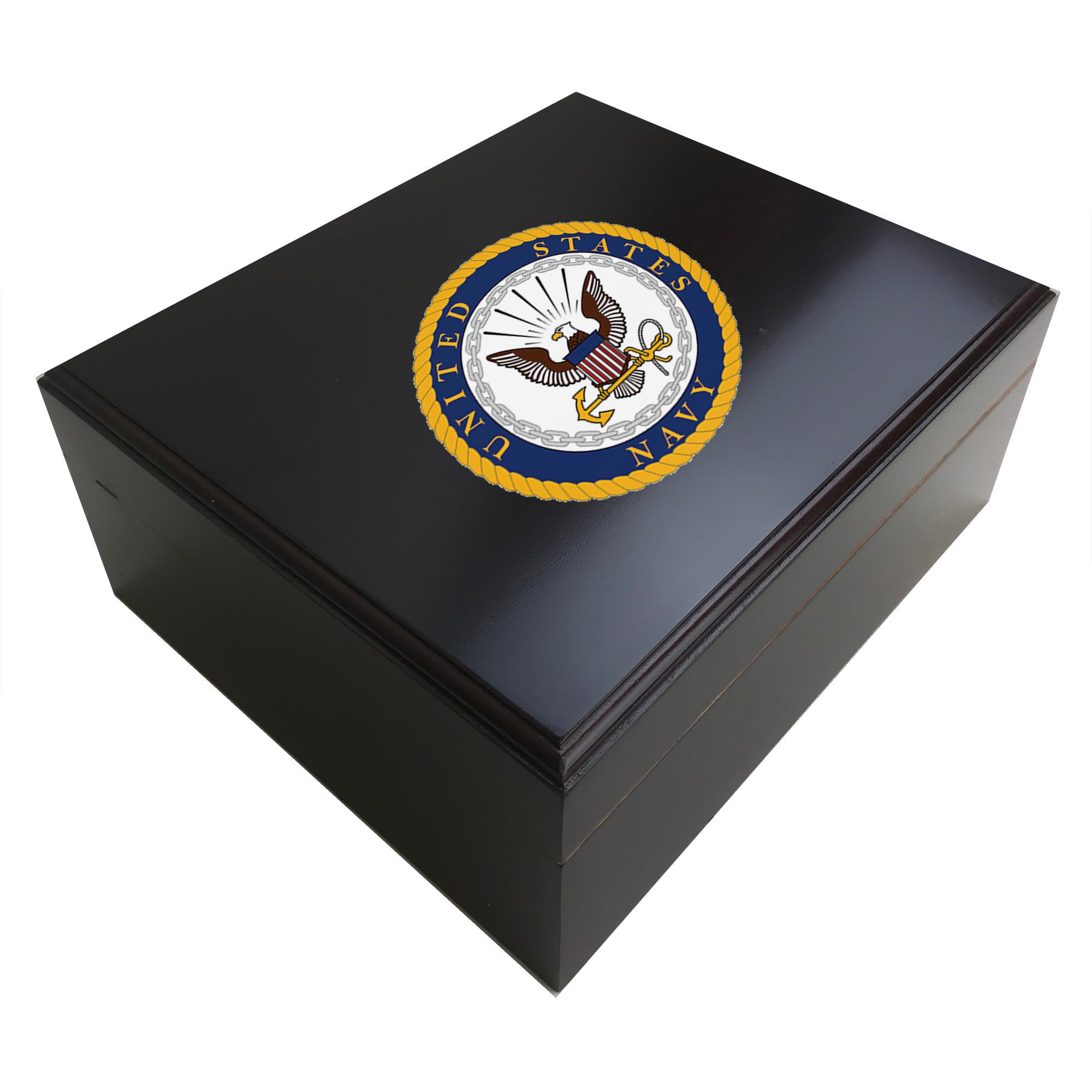 United States Navy 25 Cigar Humidor