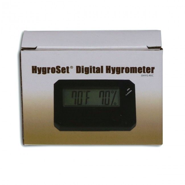 HygroSet Round Digital Hygrometer