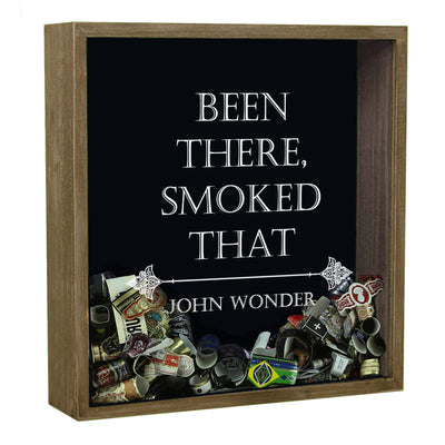 Personalized Acid Wash Cigar Band Shadow Box - Been There, Smoked That