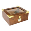 The Elegant Glass Top Cigar Humidor