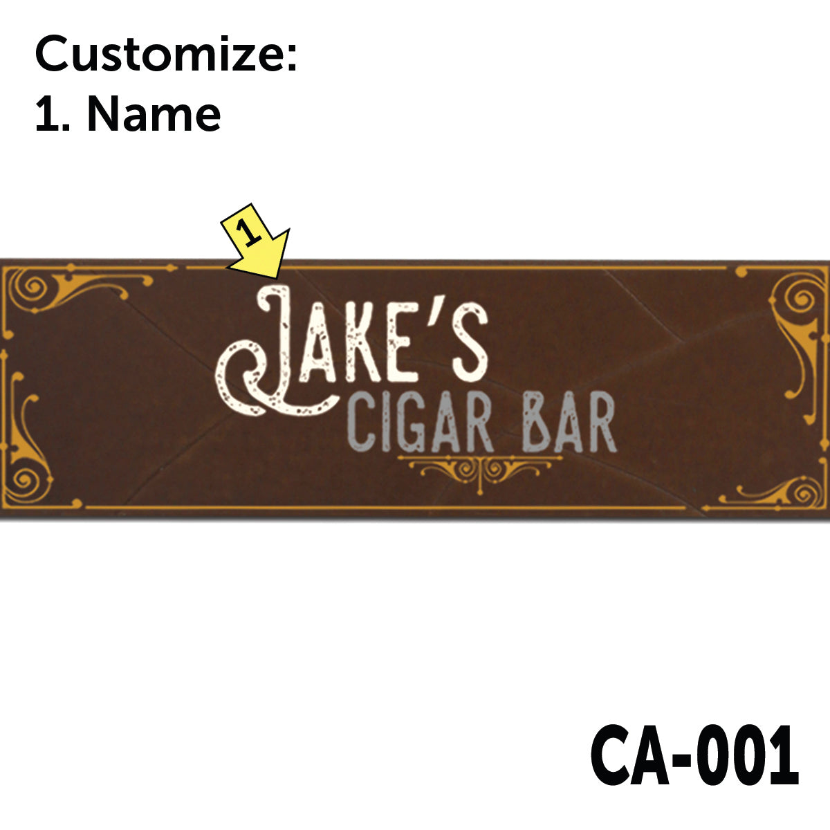 Personalized Cigar Wall Art