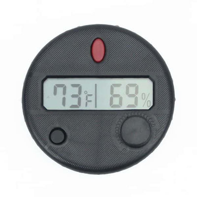 HygroSet Front Mount Super Accurate Round Digital Hygrometer - CheapHumidors