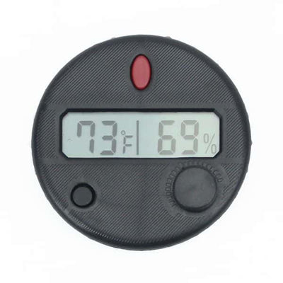 HygroSet Front Mount Super Accurate Round Digital Hygrometer