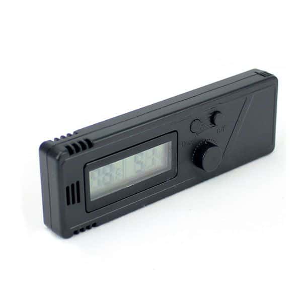 HygroSet Front Mount Super Accurate Round Digital Hygrometer - CheapHumidors