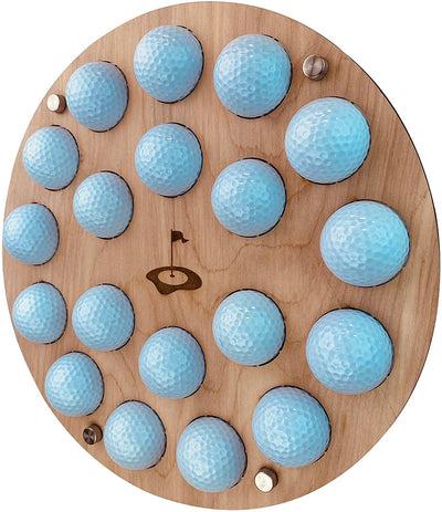 Golf Ball Display Holder, Collector's Case, Small Circle
